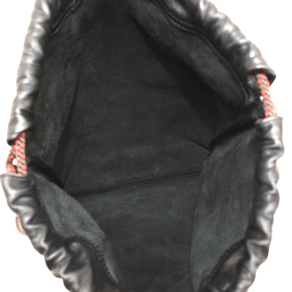 Gucci Drawstring Backpack Interlocking G Leather … - image 8